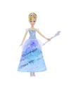 MTJBF94,Disney Princess Papusa Cenusareasa Interactiva Cu Rochie Luminoasa