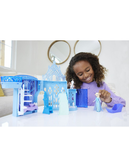 MTJDP63,Disney Frozen Set De Joaca Papusa Elsa Si Castelul De Gheata Cu Accesorii