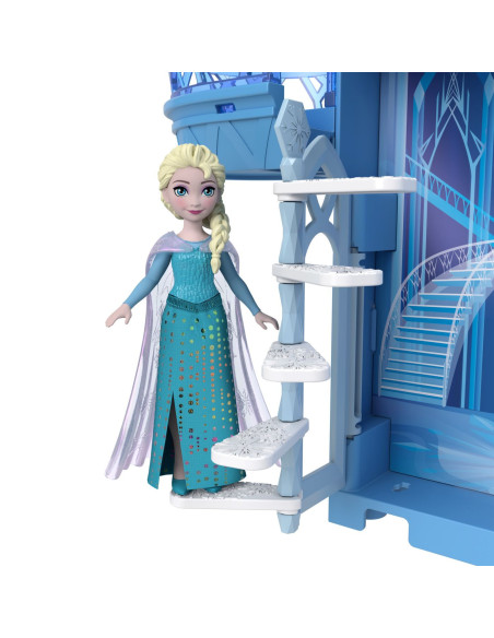 MTJDP63,Disney Frozen Set De Joaca Papusa Elsa Si Castelul De Gheata Cu Accesorii