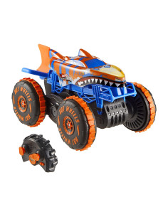 MTJFR39,Hot Wheels Monster Truck Sharks Vs Dinos Masina Cu Telecomanda Tiger Shark Climber 2