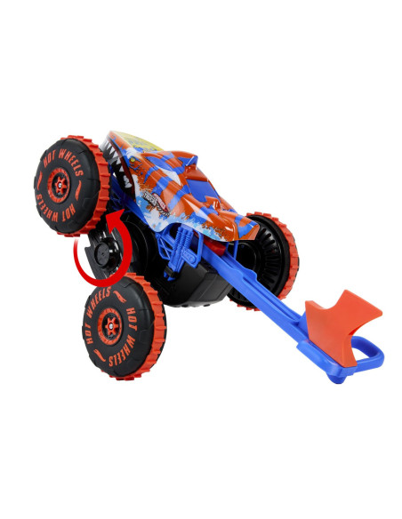 MTJFR39,Hot Wheels Monster Truck Sharks Vs Dinos Masina Cu Telecomanda Tiger Shark Climber