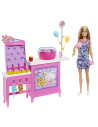 MTJFV67,Barbie Mysteries Detectivi Pe Plaja Set Cabina De Jocuri Si Papusa Barbie Malibu Cu Accesorii