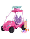 MTJFV68,Barbie Mysteries Detectivi Pe Plaja Masinuta Buggy Si Accesorii