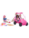 MTJFV68,Barbie Mysteries Detectivi Pe Plaja Masinuta Buggy Si Accesorii