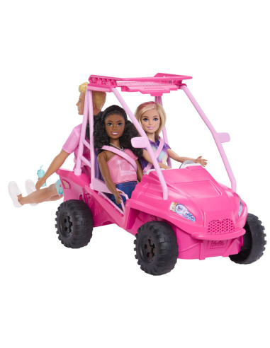 MTJFV68,Barbie Mysteries Detectivi Pe Plaja Masinuta Buggy Si Accesorii