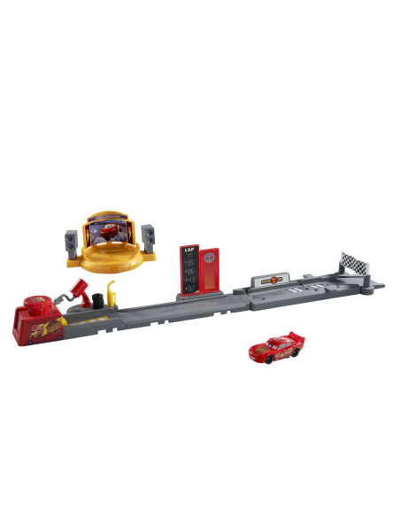 MTJDJ02,Cars Set De Joaca Pista De Lansare Si Masinuta Fulger Mcqueen
