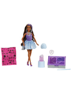 MTJFY66,Barbie Set Party Unboxed Reveal Papusa Barbie Violet Cu 10 Accesorii Surpriza 2