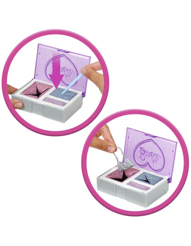 MTJFY66,Barbie Set Party Unboxed Reveal Papusa Barbie Violet Cu 10 Accesorii Surpriza