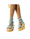 MTJBG76,Monster High Ziua De Nastere Dulce Si Infricosatoare Papusa Cleo De Nile Cu Accesorii