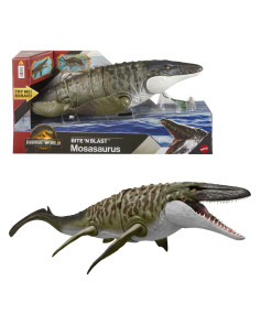 MTJCH00,Jurassic World Rebirth Bite N Blast Dinozaur Mosasaurus Interactiv Cu Miscari Si Functie Speciala 50cm 2