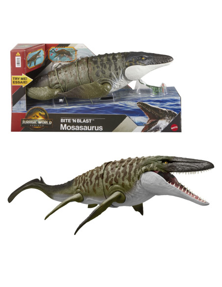 MTJCH00,Jurassic World Rebirth Bite N Blast Dinozaur Mosasaurus Interactiv Cu Miscari Si Functie Speciala 50cm MTJCH00,Jurassic World Rebirth Bite N Blast Dinozaur Mosasaurus Interactiv Cu Miscari Si Functie Speciala 50cm