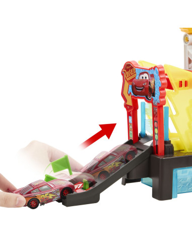 MTJBM70,Cars Set De Joaca Spalatorie Auto Cu 1 Masinuta Inclusa Color Change