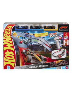 MTJDY15,Hot Wheels Racing Curcuit De Curse Formula 1 Cu 3 Masinute Incluse