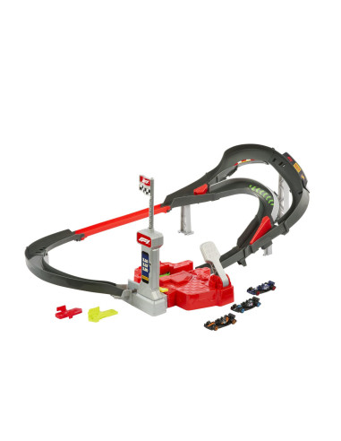 MTJDY15,Hot Wheels Racing Curcuit De Curse Formula 1 Cu 3 Masinute Incluse