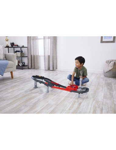 MTJDY15,Hot Wheels Racing Curcuit De Curse Formula 1 Cu 3 Masinute Incluse