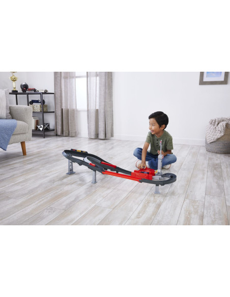MTJDY15,Hot Wheels Racing Curcuit De Curse Formula 1 Cu 3 Masinute Incluse