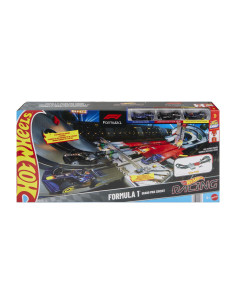 MTJDY16,Hot Wheels Racing Cuircuit De Curse Grand Prix Formula 1 Cu 3 Masinute Incluse