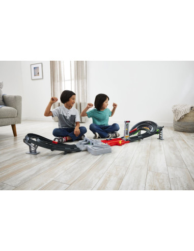 MTJDY16,Hot Wheels Racing Cuircuit De Curse Grand Prix Formula 1 Cu 3 Masinute Incluse