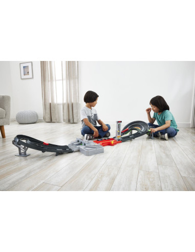 MTJDY16,Hot Wheels Racing Cuircuit De Curse Grand Prix Formula 1 Cu 3 Masinute Incluse