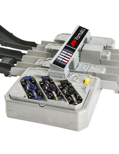 MTJDY16,Hot Wheels Racing Cuircuit De Curse Grand Prix Formula 1 Cu 3 Masinute Incluse