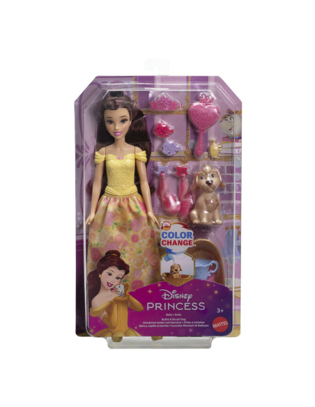 MTJFC42,Disney Princess Papusa Bella Cu Catel Si Accesorii
