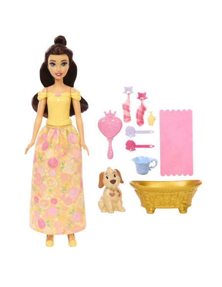 MTJFC42,Disney Princess Papusa Bella Cu Catel Si Accesorii