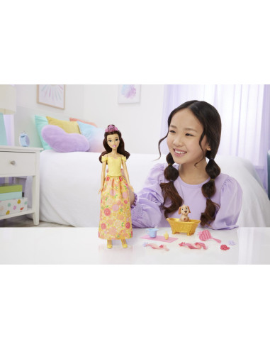 MTJFC42,Disney Princess Papusa Bella Cu Catel Si Accesorii