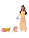 MTJFC42,Disney Princess Papusa Bella Cu Catel Si Accesorii