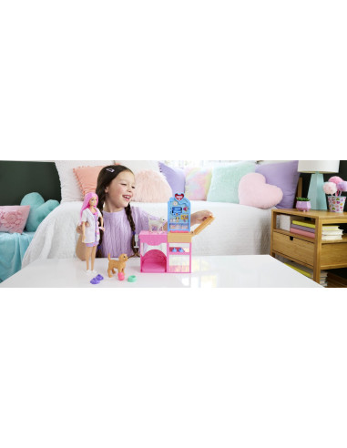 MTJFX93,Barbie You Can Be Anything Set Clinica Veterinara Fast Cast Cu Accesorii