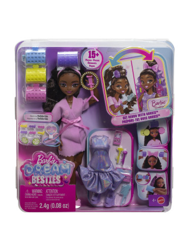 MTJGG39,Barbie Dream Besties Set Papusa Barbie Brooklyn Pregateste-te Cu Barbie