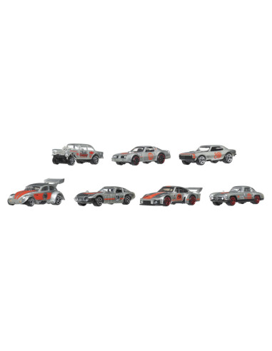 MTJHF01,Hot Wheels Replay The Classic Set 7 Masinute Metalice Scara 1 La 64
