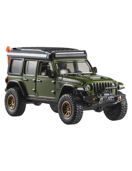 MTHMD41_HWT19,Hot Wheels Premium Real Riders Masinuta Metalica Jeep Wrangler 392 Rubicon Scara 1 La 43