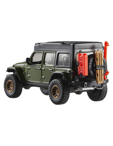 MTHMD41_HWT19,Hot Wheels Premium Real Riders Masinuta Metalica Jeep Wrangler 392 Rubicon Scara 1 La 43
