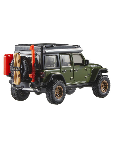 MTHMD41_HWT19,Hot Wheels Premium Real Riders Masinuta Metalica Jeep Wrangler 392 Rubicon Scara 1 La 43