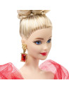 MTJBJ17,Barbie Signature Aniversare 80 De Ani Papusa Barbie Blonda Cu Rochie De Bal Rosie