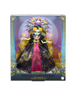 MTJDR63,Monster High Skullector Papusa Skelita Calaveras Editia Dia De Muertos