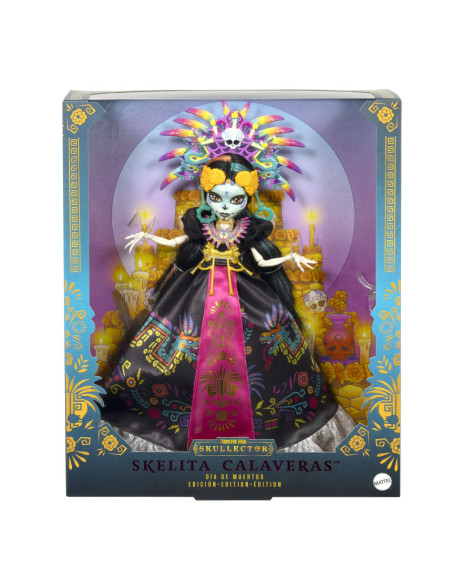 MTJDR63,Monster High Skullector Papusa Skelita Calaveras Editia Dia De Muertos