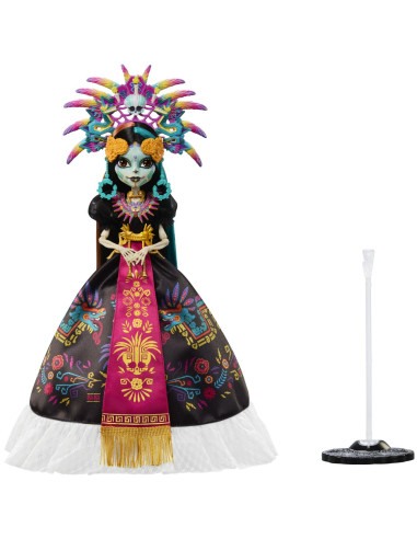 MTJDR63,Monster High Skullector Papusa Skelita Calaveras Editia Dia De Muertos