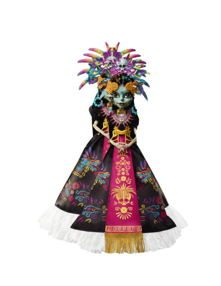 MTJDR63,Monster High Skullector Papusa Skelita Calaveras Editia Dia De Muertos