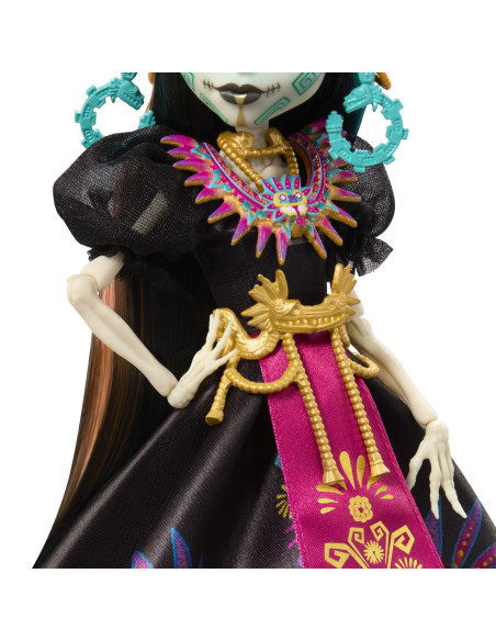 MTJDR63,Monster High Skullector Papusa Skelita Calaveras Editia Dia De Muertos