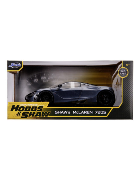VV-253203036,Jada Fast And Furious Masinuta Metalica Shaw S Mclaren 720s Scara 1:24