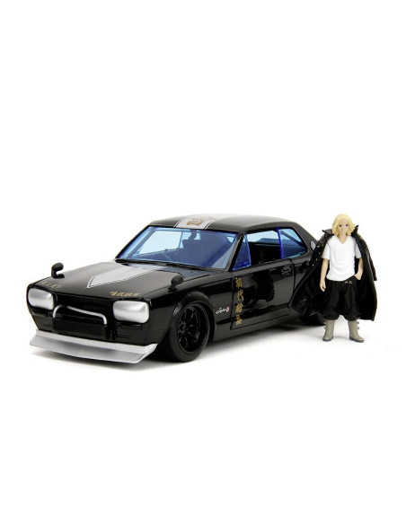 VV-253255064,Jada Set Tokyo Revengers Figurina Metalica 7cm Si Masinuta Nissan Skyline Gtr Scara 1 La 24