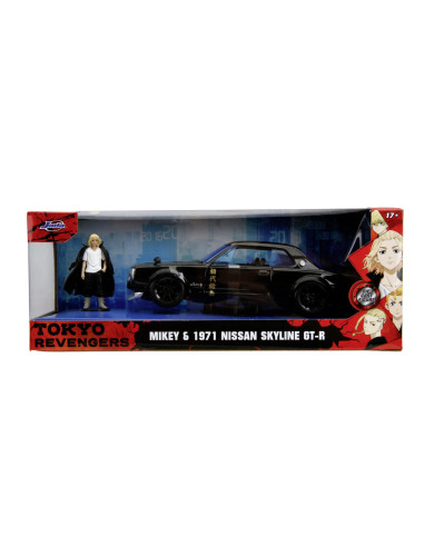 VV-253255064,Jada Set Tokyo Revengers Figurina Metalica 7cm Si Masinuta Nissan Skyline Gtr Scara 1 La 24