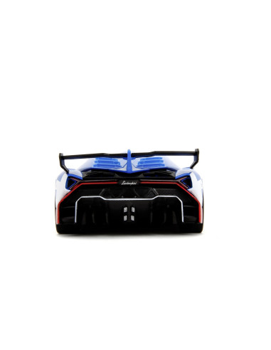 VV-253255082,Jada Set Figurina Ariciul Sonic Si Masinuta Metalica Sonic Lamborghini Veneno Scara 1 La 24