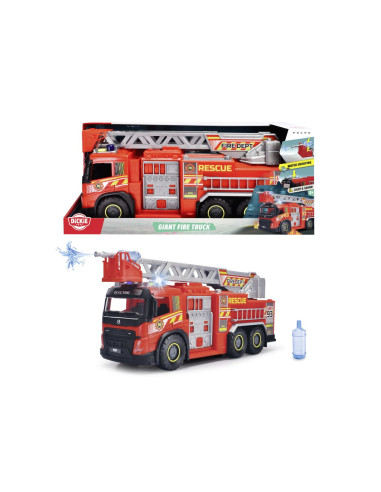 VV-203719031,Dickie Masina De Pompieri Cu Pulverizator De Apa Si Scara 57cm