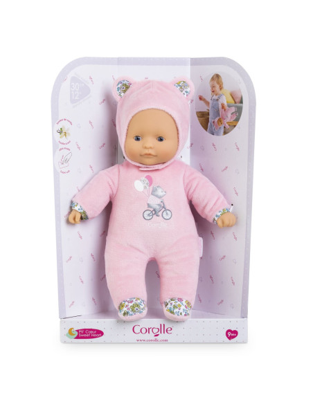 VV-9000100700,Corolle Mdc Bebelus Sweet Heart Ursulet Roz 30cm