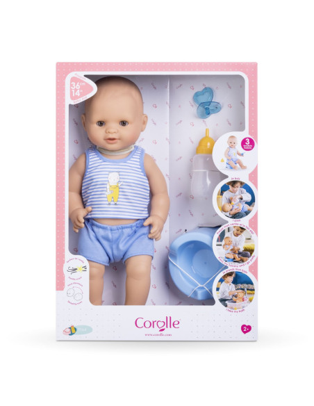 VV-9000130410,Corolle Mgp Bebelusul Paul Cu Accesorii 36cm