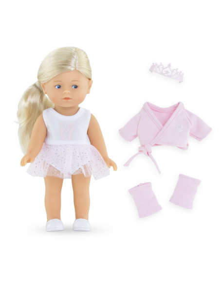 VV-9000240130,Corolle Ltc Set Papusa Rosy Balerina Cu Accesorii 20cm