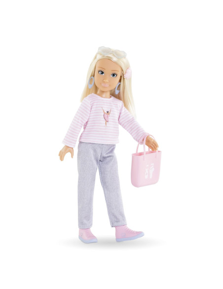 VV-9000600070,Corolle Set Cumparaturi Surpriza Papusa Valentine 28cm