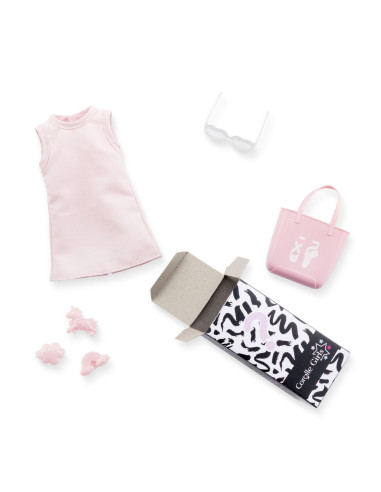 VV-9000600070,Corolle Set Cumparaturi Surpriza Papusa Valentine 28cm